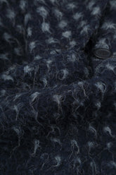 Blue Alpaca Wool Coat 5