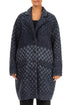 Blue Alpaca Wool Coat 1