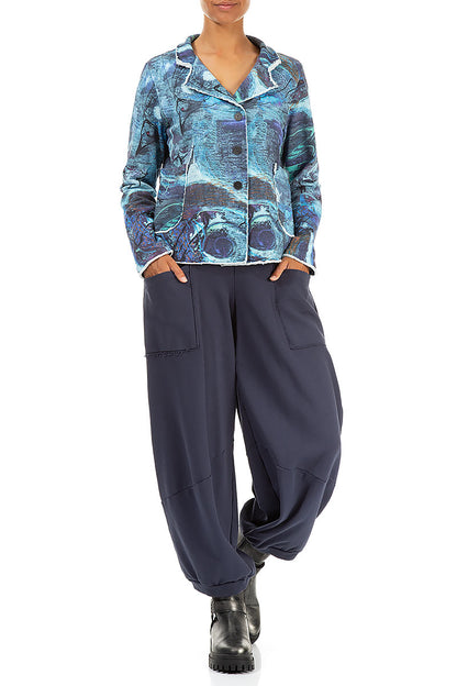 Collar Blue Reverie Cotton Jacket 4