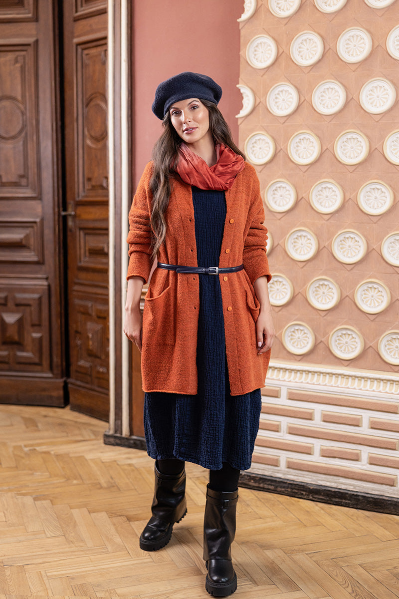 Collar Ember Wool Cardigan 1