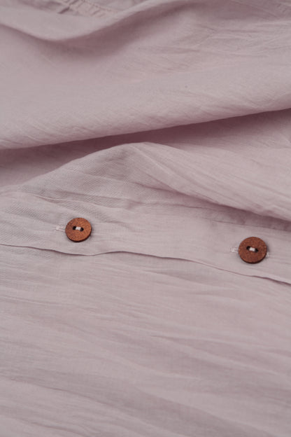 Collar Greige Crumpled Cotton Shirt 5
