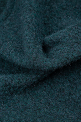 Collar Teal Plush Wool Cotton Shirt 5
