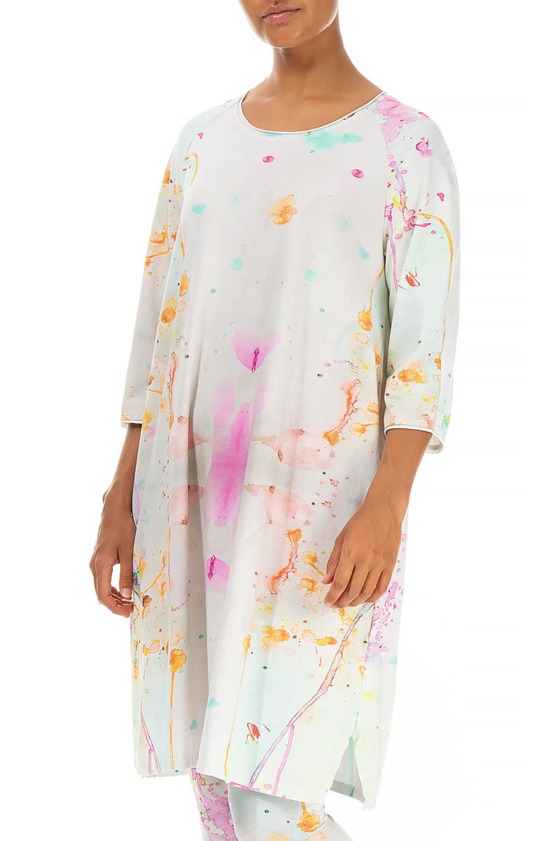Artful Splash Cotton Tunic 3