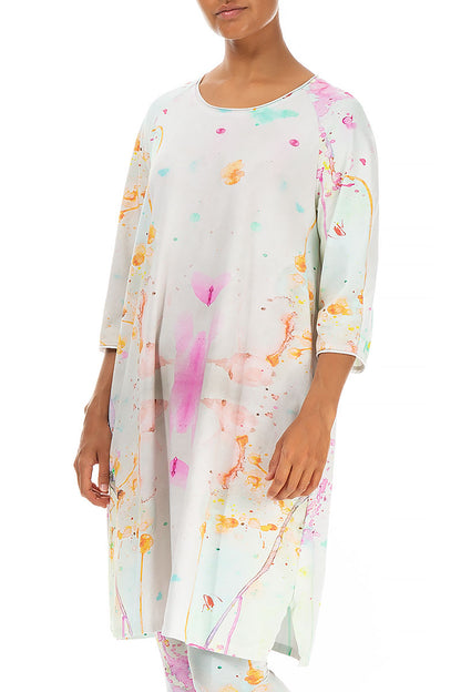Artful Splash Cotton Tunic 3