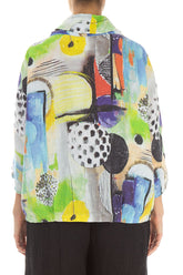 Cowl Neck Artmaze Linen Blouse 2