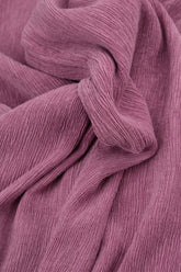 Crinkled Wild Berry Silk Viscose Maxi Skirt 5