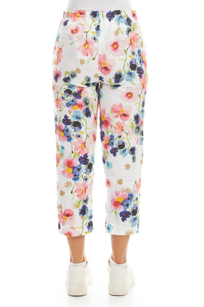 Cropped Primrose Linen Trousers 2