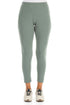 Cropped Sage Cotton Leggings 1
