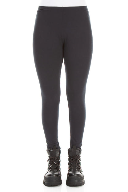 Dark Navy Cotton Leggings