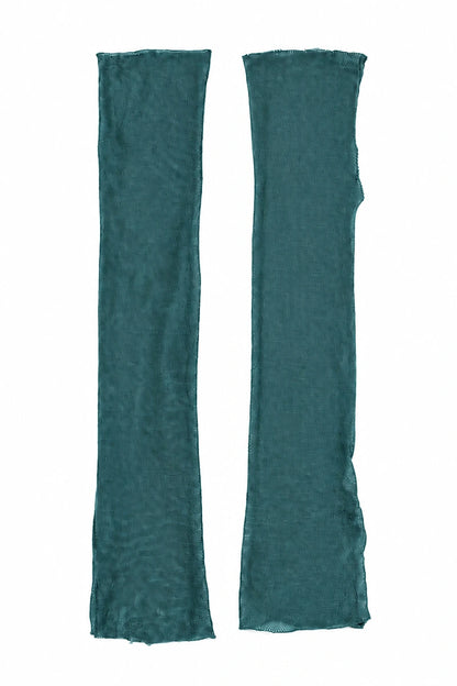 Deep Turquoise Mesh Soft Cotton Wristlets