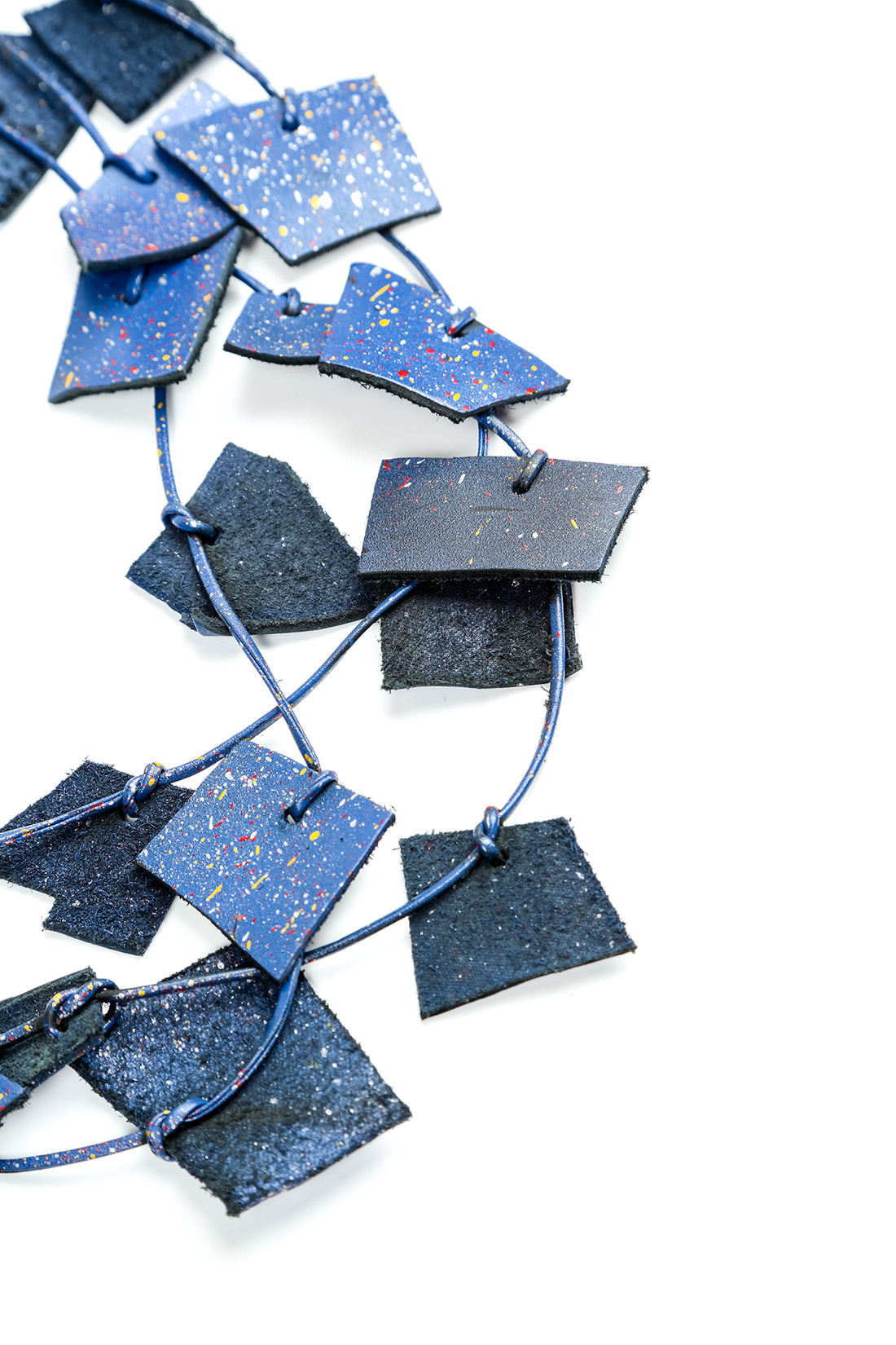 Deep Wave Leather Necklace