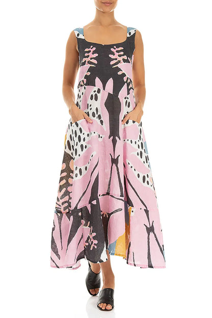 Robe en lin Fleur du désert