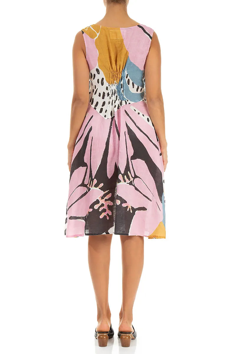Robe mi-longue en lin Desert Bloom