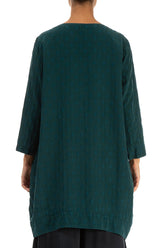Dotty Emerald Silk Tunic 2