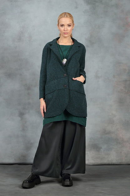 Dotty Emerald Silk Tunic 6