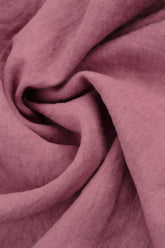 Double Closure Mauve Taupe Linen Jacket 5