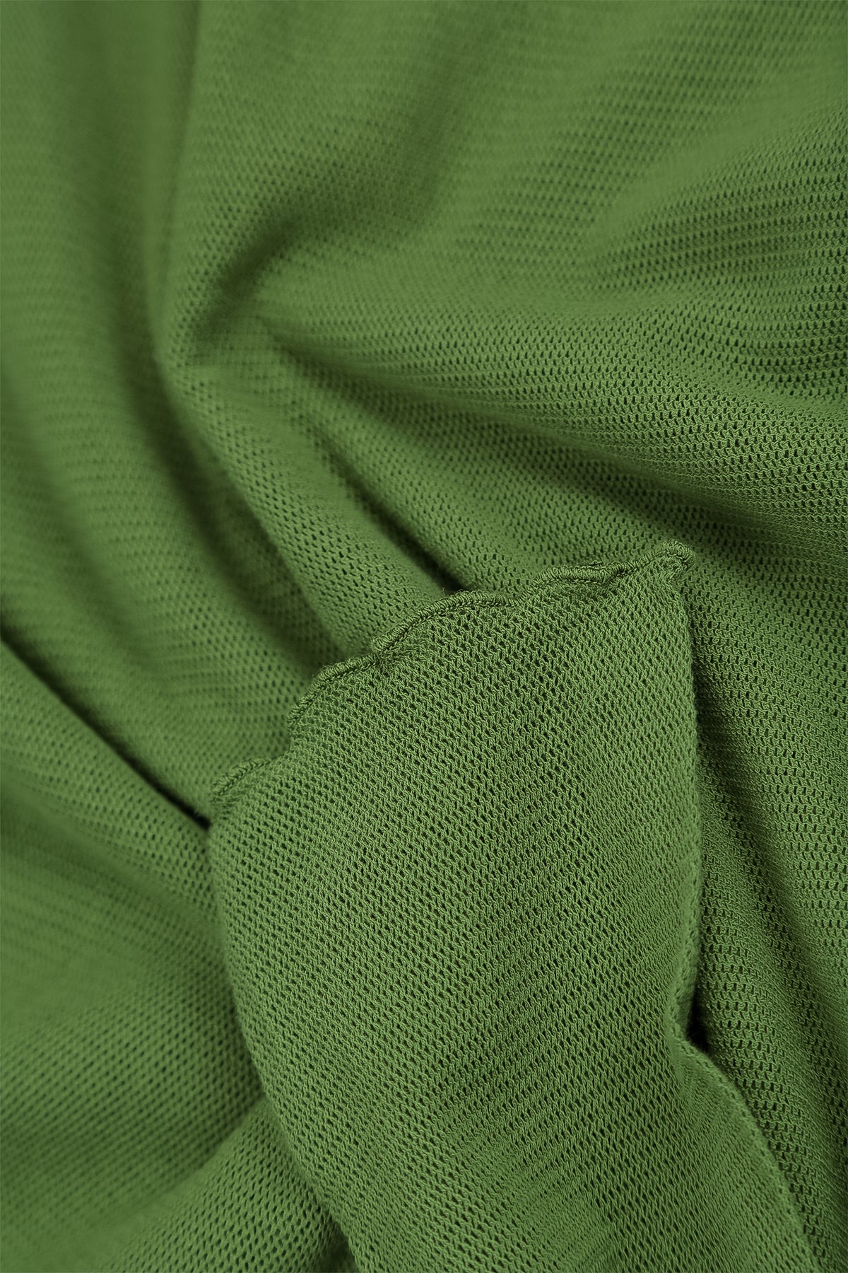 Double Layer Shamrock Green Mesh Soft Cotton Top
