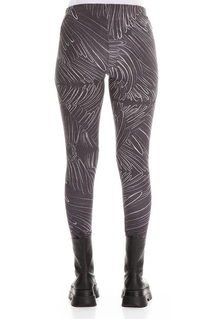 Feather Grey Cotton Leggings 2
