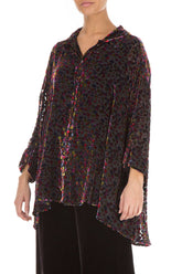 Festive Devoré Silk Velvet Shirt 3