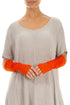 Flame Orange Mesh Soft Cotton Wristlets 1