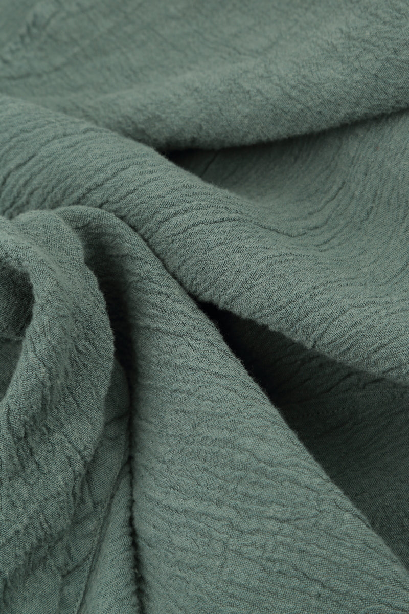 Flap Pocket Sage Textured Linen Jacket 5