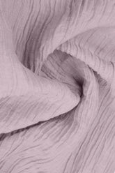 Flared Crinkled Lilac Silk Tunic 5