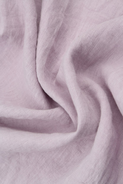 Flared Lilac Linen Shirt
