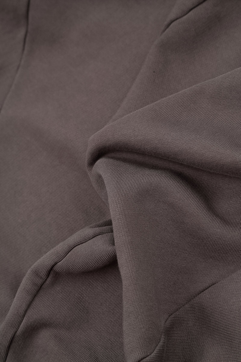 Flared Maxi Forest Brown Cotton Dress 5