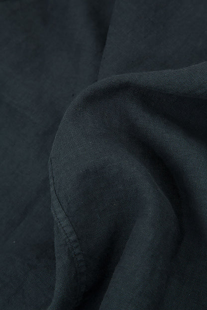 Floaty Graphite Linen Maxi Dress 5