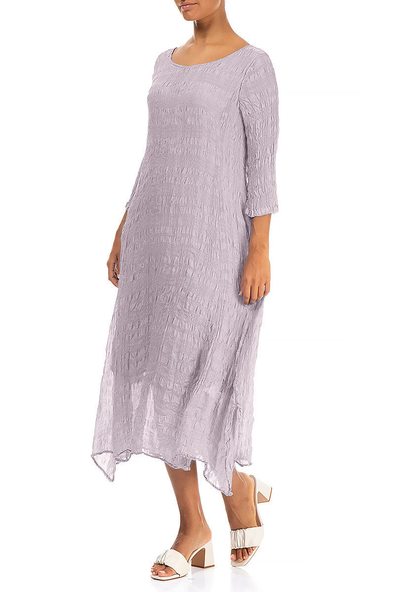 Floaty Lilac Light Silk Dress 3