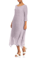 Floaty Lilac Light Silk Dress 3