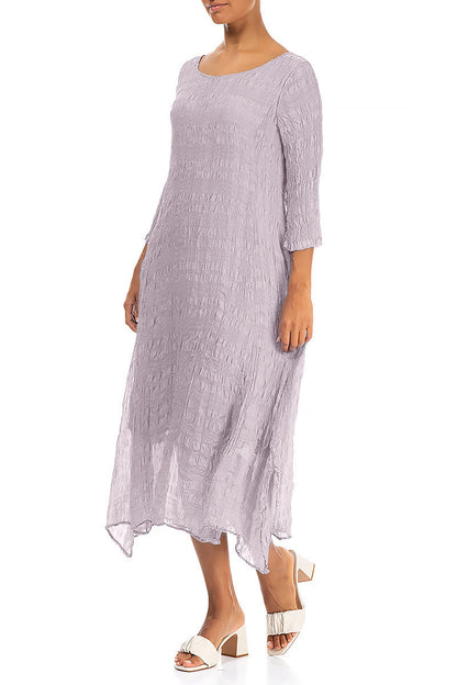 Floaty Lilac Light Silk Dress 3