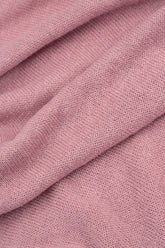 Flowers Decorated Mauve Pink Linen Jumper 5