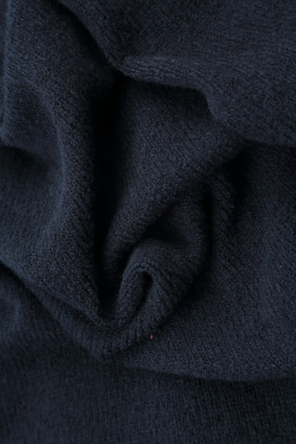 Flowers Midnight Blue Wool Sweater 5