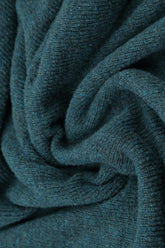 Flowers Teal Wool Sweater 5