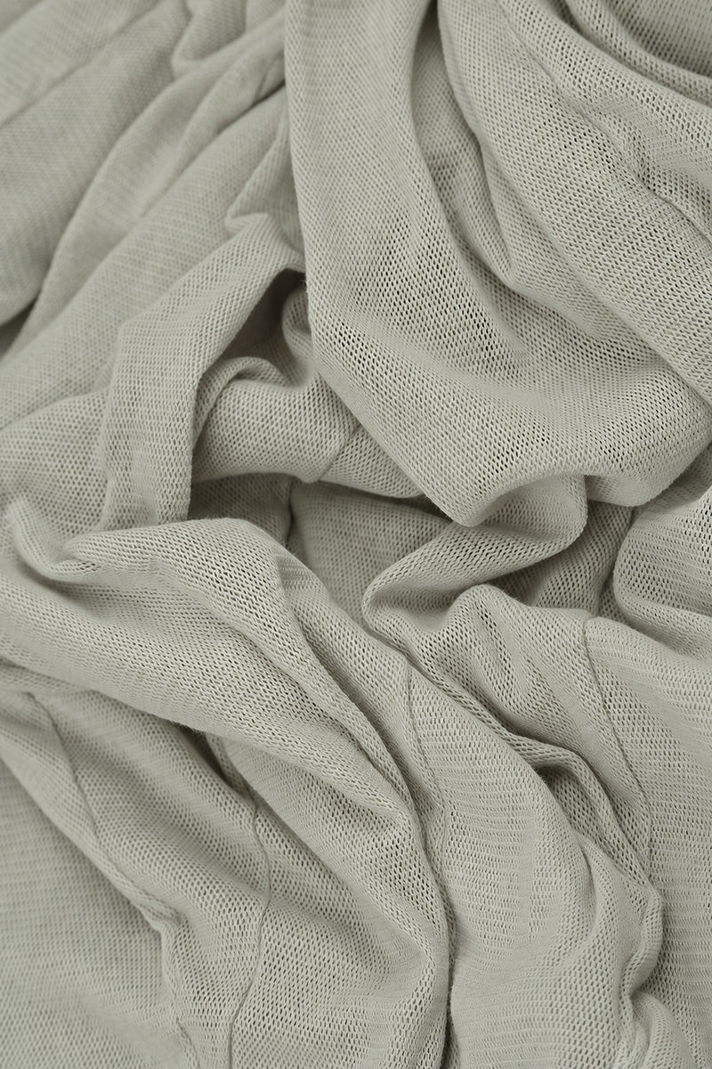 Flowing Olive Mesh Soft Cotton Dress 5