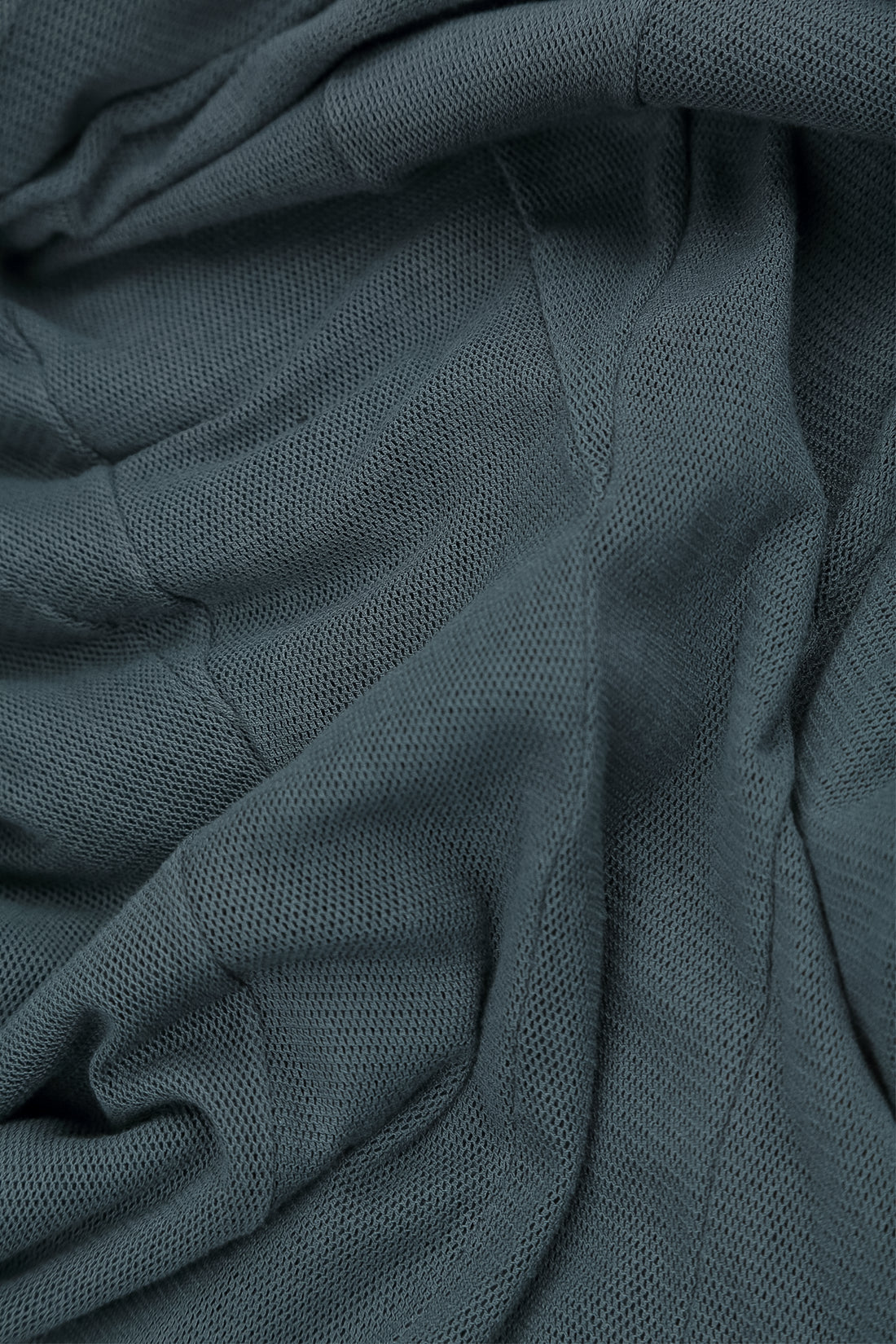 Flowing Slate Mesh Soft Cotton Dress 6