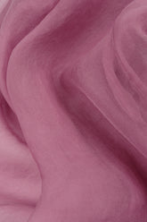 Flowy Mauve Taupe Silk Chiffon Jacket 5