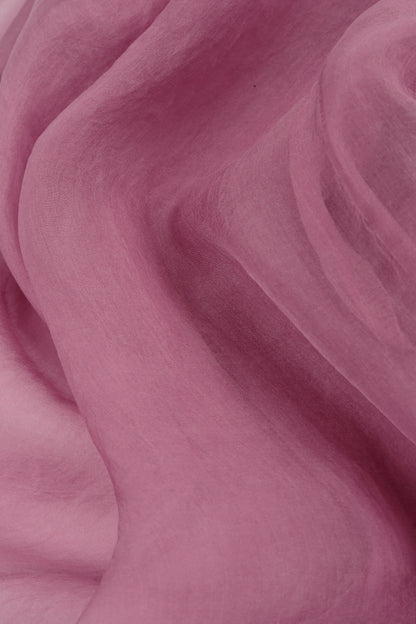 Flowy Mauve Taupe Silk Chiffon Jacket 5