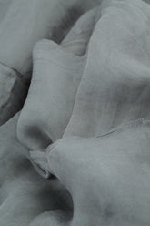 Flowy Grey Sage Silk Chiffon Jacket 6