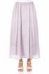 Fluid Lilac Silk Chiffon Skirt 1