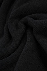 Frill Collar Black Wool Cardigan 5