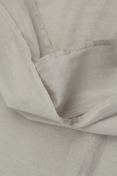 Frilly Flower Beige Silk Cotton Scarf 5