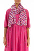 Fuchsia Mosaic Light Scarf 1