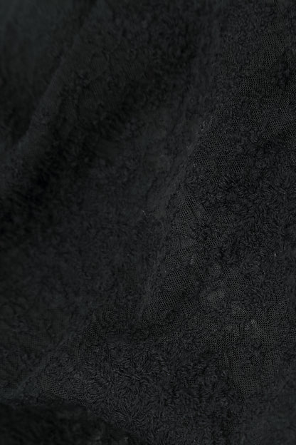 Full Black Floral Cotton Lace Wristlets 9