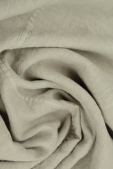 Hooded Gathered Sleeves Laurel Green Linen Jacket 5