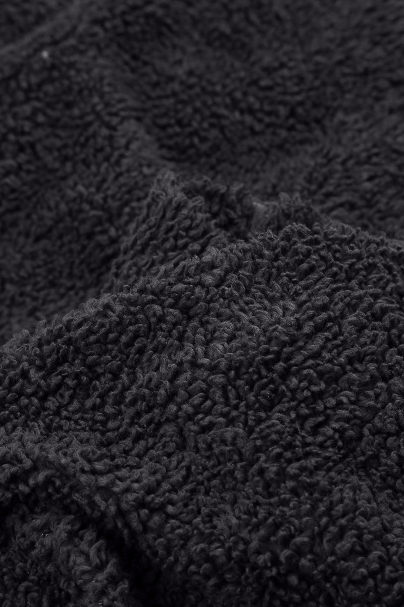 Graphite Blue Teddy Cotton Coat