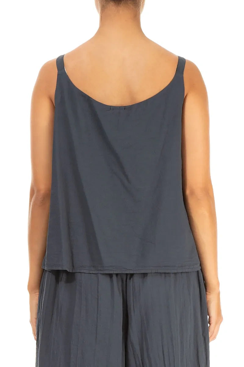 Graphite Cotton Camisole Top