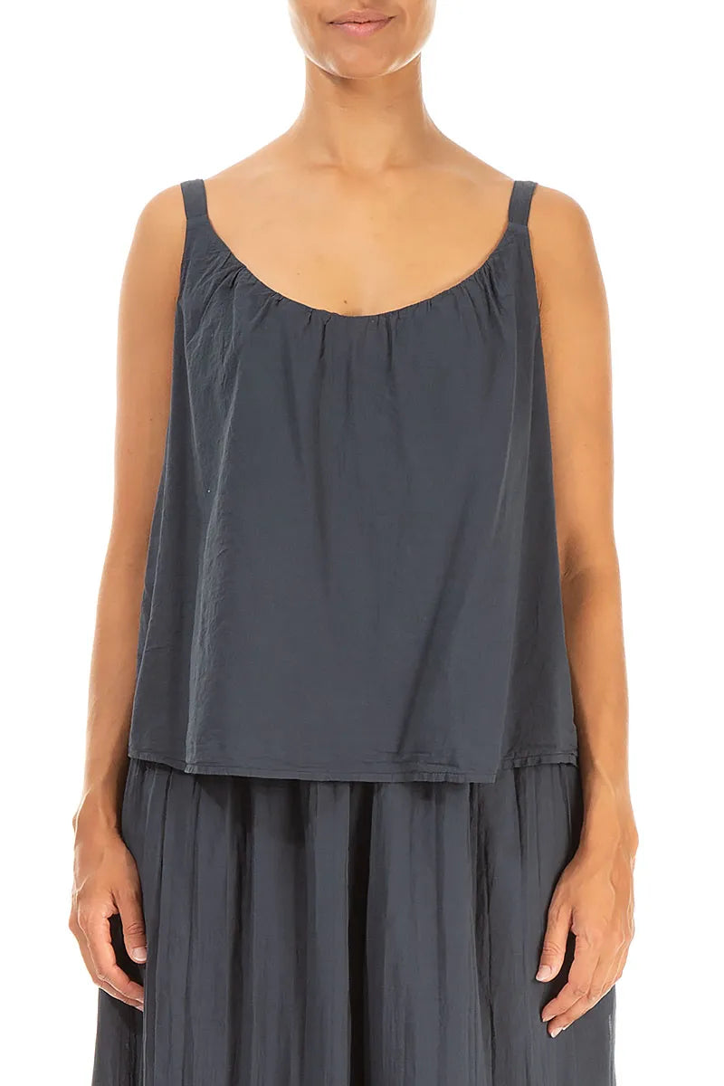 Graphite Cotton Camisole Top