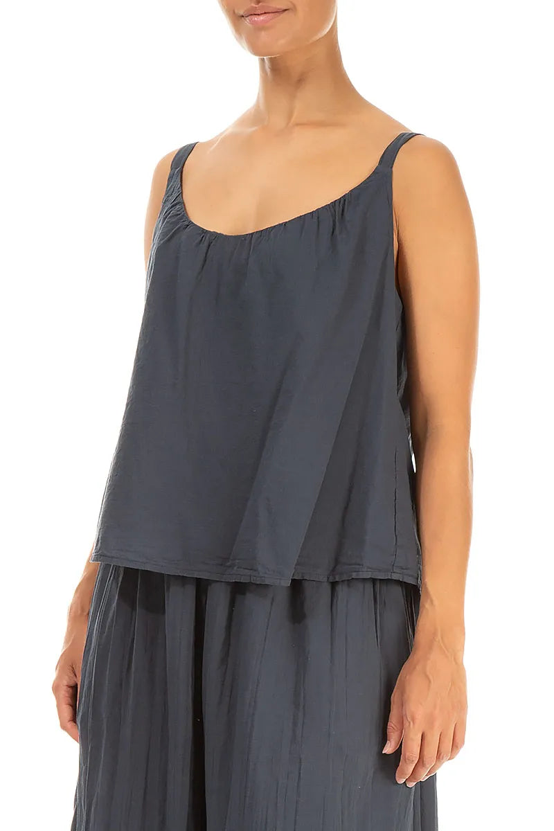 Graphite Cotton Camisole Top
